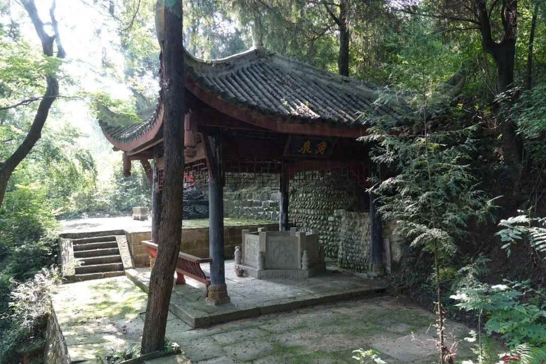 芙蓉四季鱼泉寺寻古 鱼跃山泉中，深山古寺幽