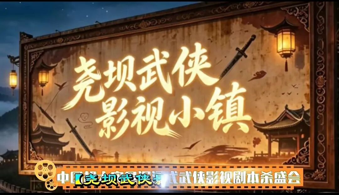 尧坝武侠小镇全新业态布局说明暨招商交流会——打造成渝首个全沉浸式武侠江湖全域度假目的地