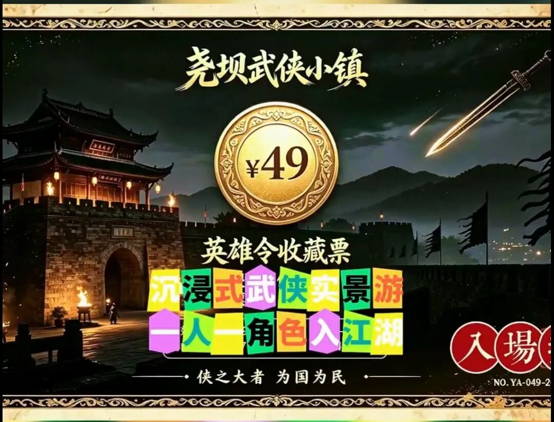 尧坝武侠小镇全新业态布局说明暨招商交流会——打造成渝首个全沉浸式武侠江湖全域度假目的地