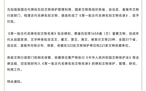 国家文物局公布《第一批古代名碑名刻文物名录》，绵阳这8个点位入选！