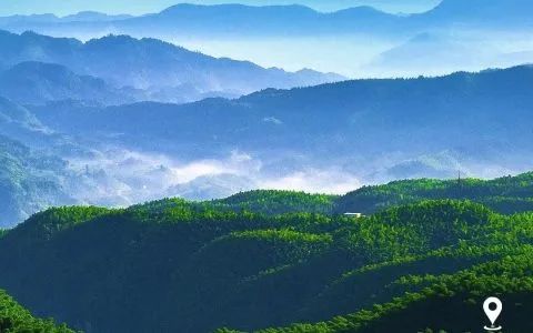 “安逸四川·宜人宜宾”日历海报｜走进僰王山的立体画卷中