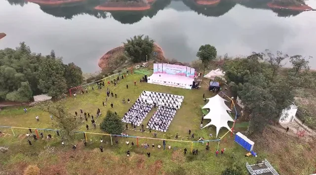 3000亩桃花林,这个春天来泸州龙湖水乡行好运!